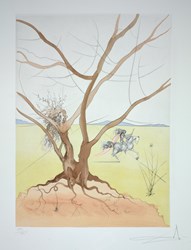 Asher from The Twelve Tribes of Israel, 1973 by Salvador Dali - Drypoint with etching and pochoir in colours sized 20x26 inches. Available from Whitewall Galleries